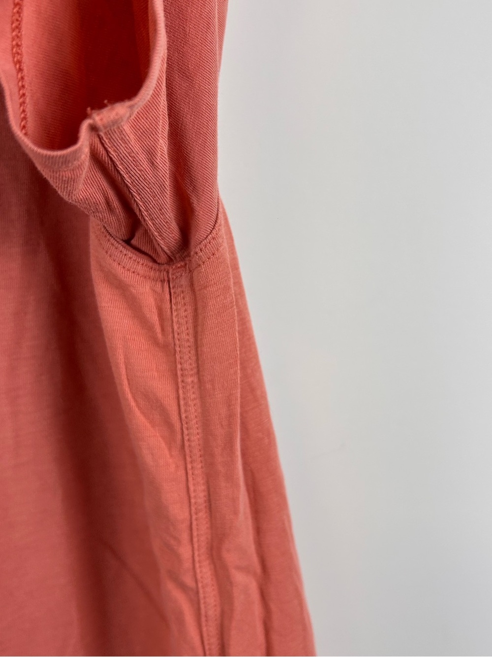 Lululemon All Yours Tee Rust Orange Pima Cotton Relaxed Fit Est. Size 8 - Picture 5 of 6